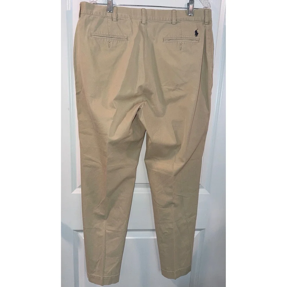 Polo Ralph Lauren Prospect Pant Mens‎ 38x32 Tan Khaki Cotton Chino Straight Leg